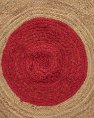 Bohemian Brown Chindi and Jute Dhurrie - 6