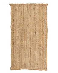 Textured Brown Jute Dhurrie - 2