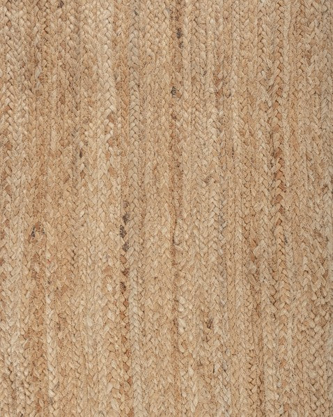Textured Brown Jute Dhurrie - 6