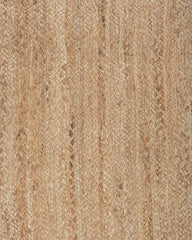Textured Brown Jute Dhurrie - 6