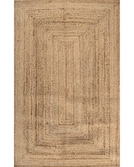 Braided Brown Jute Dhurrie - 2