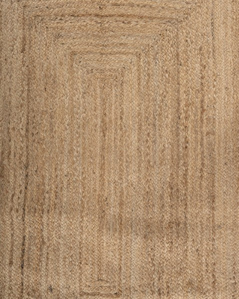 Braided Brown Jute Dhurrie - 6