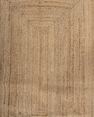 Braided Brown Jute Dhurrie - 6