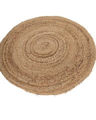 Braided Brown Jute Dhurrie - 3
