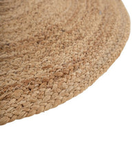 Braided Brown Jute Dhurrie - 4