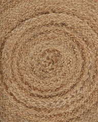 Braided Brown Jute Dhurrie - 5
