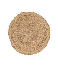 Solid Brown Jute Dhurrie - 2