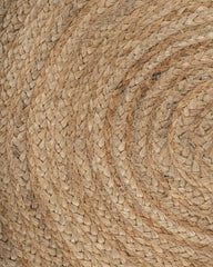 Braided Brown Jute Dhurrie - 5