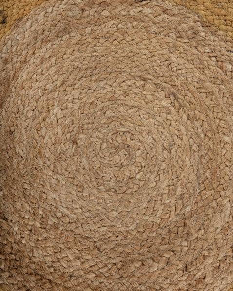 Braided Brown Jute Dhurrie - 5