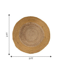 Braided Brown Jute Dhurrie - 6