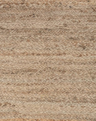 Bordered Brown Jute Dhurrie - 6