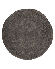 Solid Brown Jute Dhurrie - 2