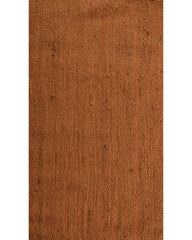 Solid Orange Jute Dhurrie - 2