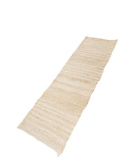 Braided White Jute Dhurrie - 3