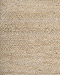 Solid White Jute Dhurrie - 5