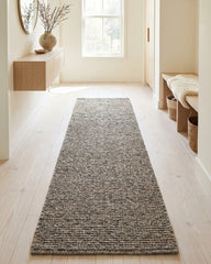 Braided Silver Jute Dhurrie - 1
