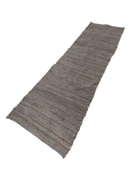 Braided Silver Jute Dhurrie - 3