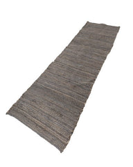 Braided Silver Jute Dhurrie - 3