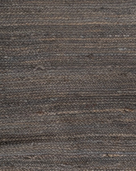 Braided Silver Jute Dhurrie - 6