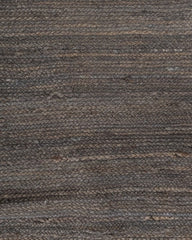 Braided Silver Jute Dhurrie - 6