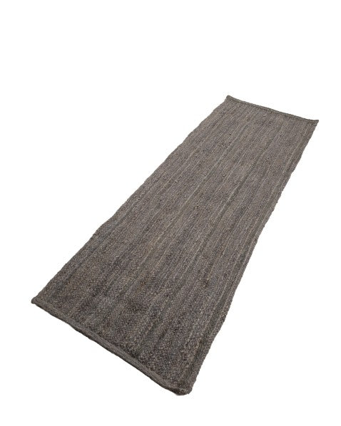 Textured Silver Jute Dhurrie - 3