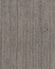 Textured Silver Jute Dhurrie - 6