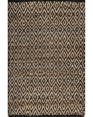 Diamond Brown Jute Dhurrie - 2