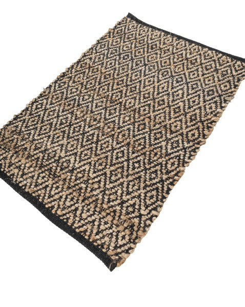 Diamond Brown Jute Dhurrie - 3