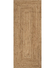 Solid Brown Jute Dhurrie - 2