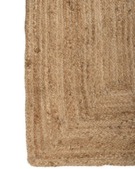 Solid Brown Jute Dhurrie - 4