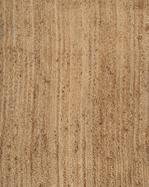 Solid Brown Jute Dhurrie - 6