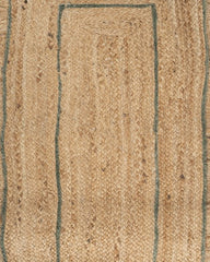 Scalloped Brown Jute Dhurrie - 6