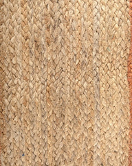 Scalloped Brown Jute Dhurrie - 5