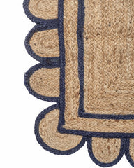 Geometric Brown Jute Dhurrie - 4
