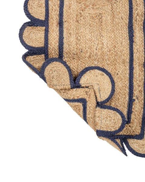 Geometric Brown Jute Dhurrie - 5