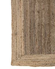 Geometric Brown Jute Dhurrie - 4