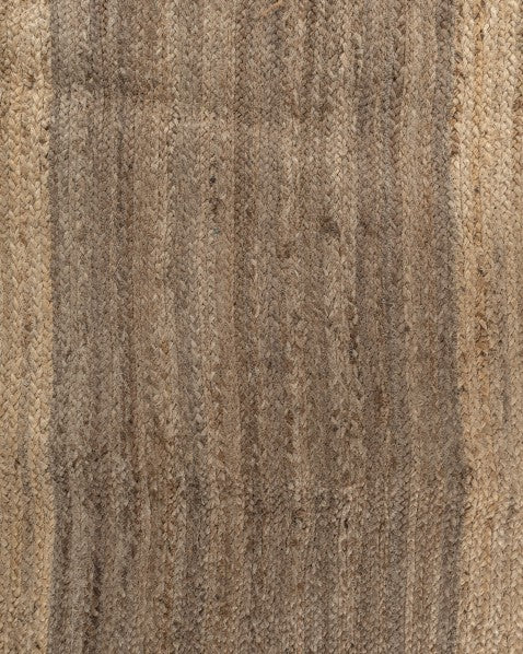 Geometric Brown Jute Dhurrie - 6