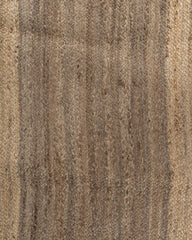 Geometric Brown Jute Dhurrie - 6