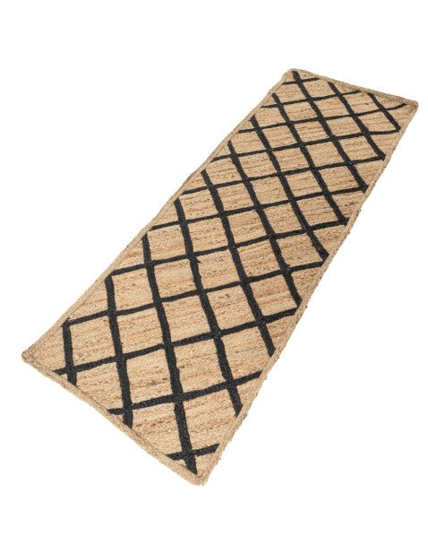 Lattice Brown Jute Dhurrie - 3