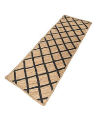 Lattice Brown Jute Dhurrie - 3
