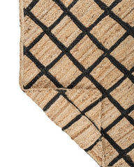 Lattice Brown Jute Dhurrie - 5