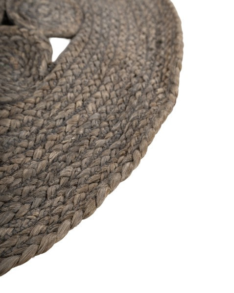 Cutwork Silver Jute Dhurrie - 4