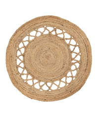 Braided Brown Jute Dhurrie - 2