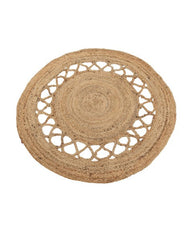 Braided Brown Jute Dhurrie - 3