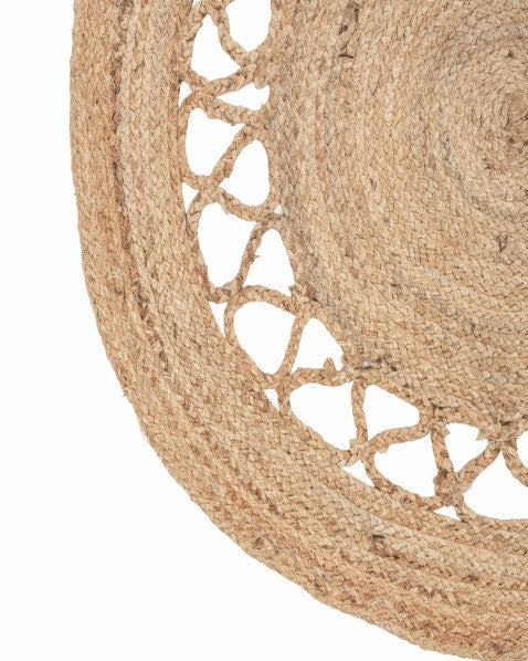 Braided Brown Jute Dhurrie - 4