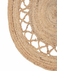 Braided Brown Jute Dhurrie - 4