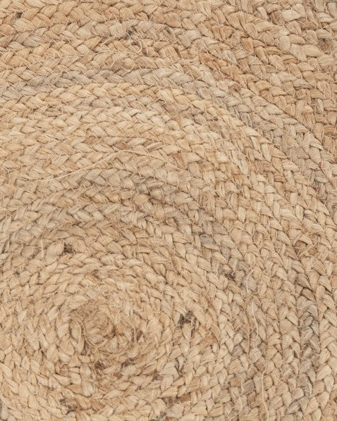 Braided Brown Jute Dhurrie - 5