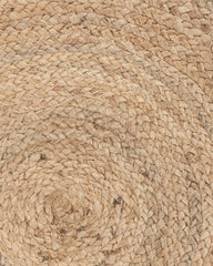 Braided Brown Jute Dhurrie - 5