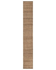 Solid Brown Jute Dhurrie - 1