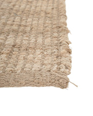Solid Brown Jute Dhurrie - 3